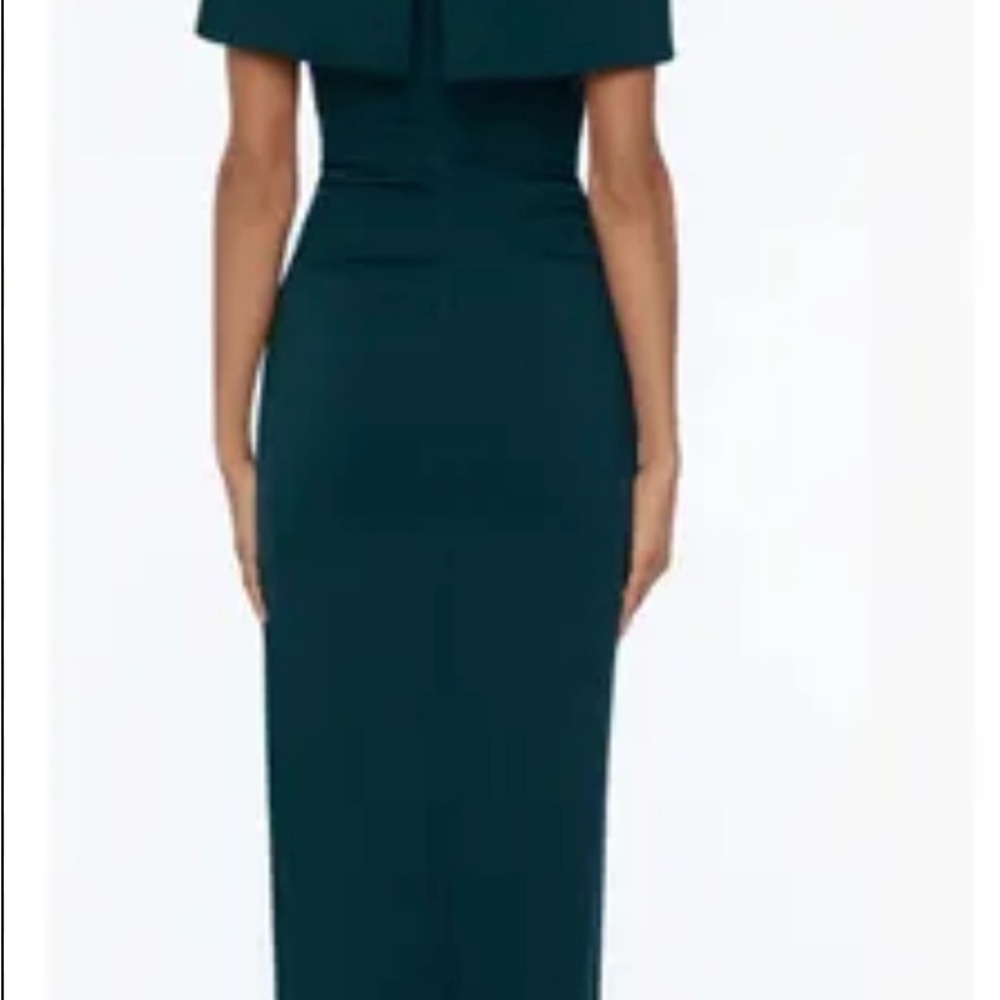 Vince Camuto Teal Long Sleeve Dress